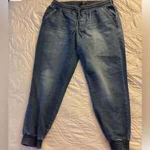 M Jean joggers soft cotton distressed